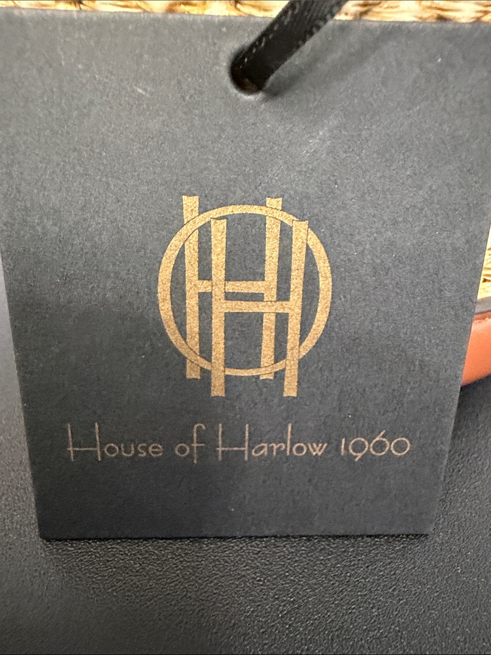 House of Harlow 1960 | Woven Mini Bucket Bag w/ Crossbody Strap - Picture 2 of 9